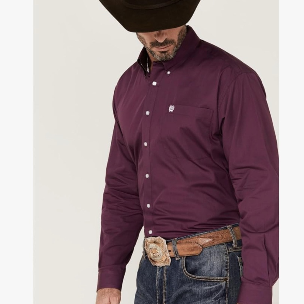 $30 If Bundled Large Cinch Men's Solid Long Sleev… - image 1